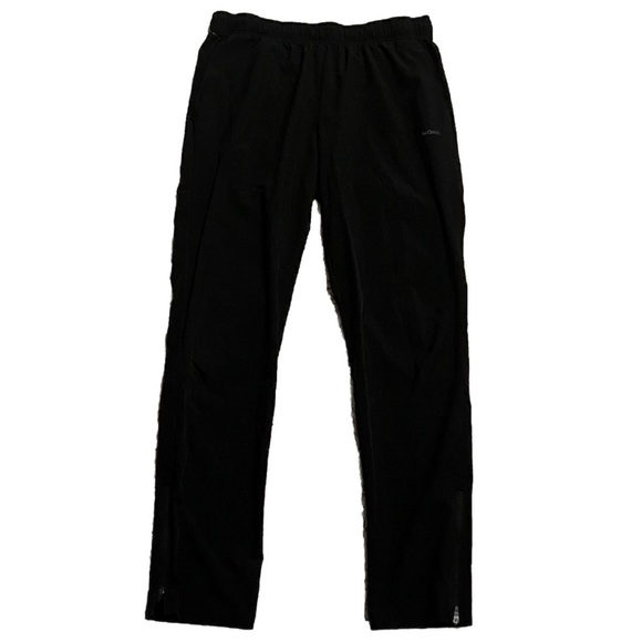 Skora Men’s Quick Dry Joggers Track Pants Black Pull On Pockets Stretchy Medium - Picture 1 of 9